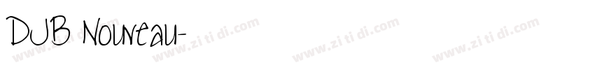 DJB Nouveau字体转换